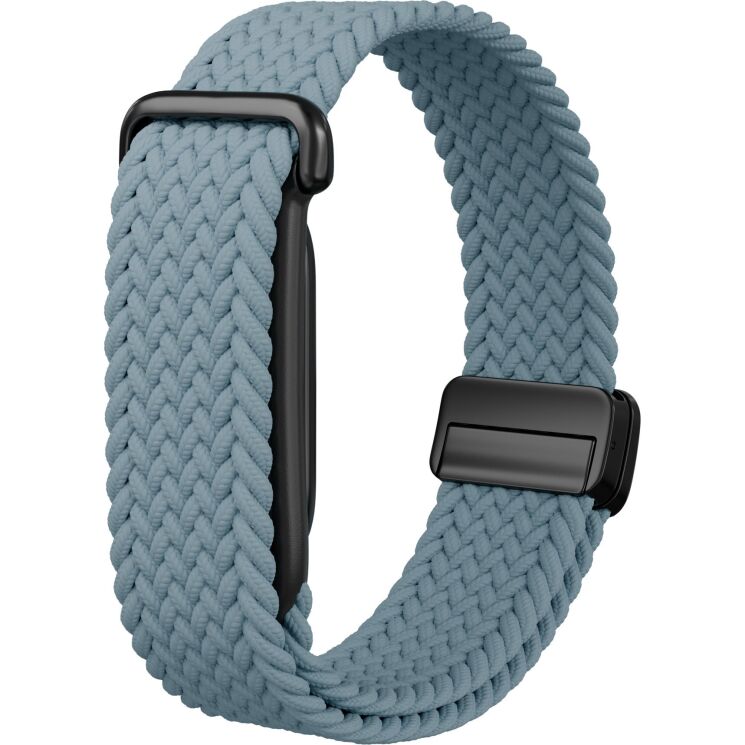 Ремешок Deexe Braided Loop для Google Fitbit Air - Rock Cyan: фото 1 из 2