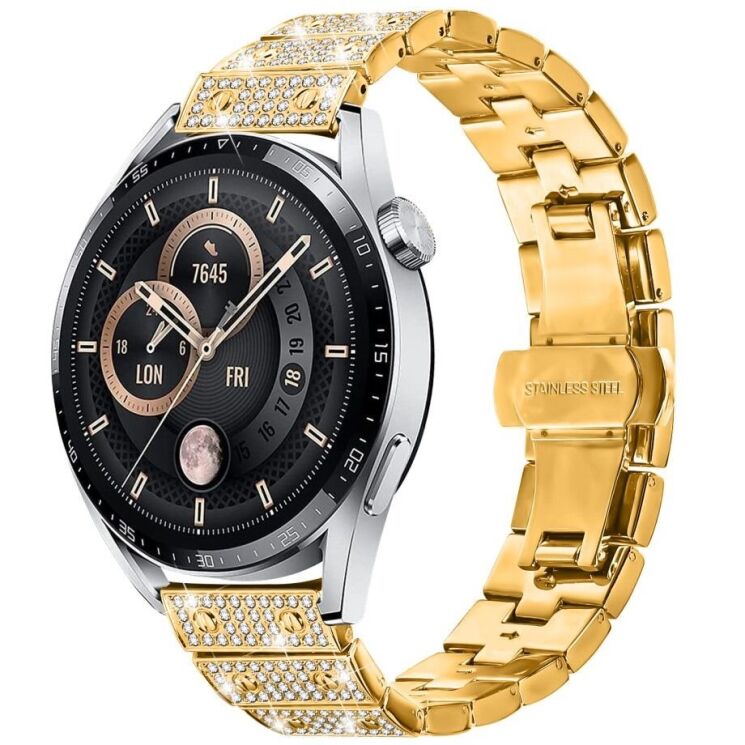 Ремешок Deexe Brilliance Band для часов с шириной крепления 22мм - Gold: фото 2 из 6