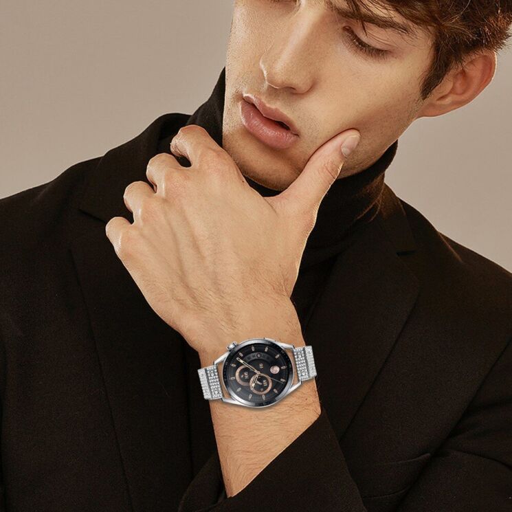 Ремешок Deexe Brilliance Band для часов с шириной крепления 22мм - Rose Gold: фото 3 из 6