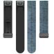 Ремешок Deexe Camo Silicone для часов с шириной крепления 22мм - Dark Blue (271420DB). Фото 5 из 10