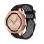 Ремешок Deexe Dual Color для Samsung Galaxy Watch 42mm / Watch 3 41mm - Black/Grey: фото 1 из 4