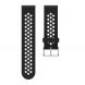 Ремінець Deexe Dual Color для Samsung Galaxy Watch 42mm - Black/Grey (116903BH). Фото 3 з 4