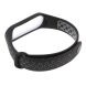 Ремінець Deexe Dual Color для Xiaomi Mi Band 3 - Black / White (149705BW). Фото 4 з 4