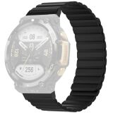 Ремешок Deexe Flexible Loop для Huami Amazfit T-ReX 2 - Black / Orange (302611BO)