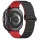Ремешок Deexe Magnetic Band для Samsung Galaxy Watch Ultra (47mm) - Black / Red (358021BR). Фото 1 из 7