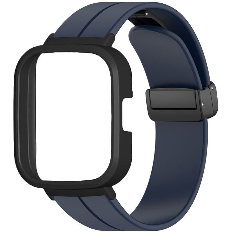 Ремінець Deexe Magnetic Braselet для Xiaomi Redmi Watch 3 - Midnight Blue: фото 1 з 3