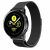 Ремешок Deexe Milanese Stainless Steel для Samsung Watch Active / Active 2 40mm / Active 2 44mm - Black: фото 1 з 5
