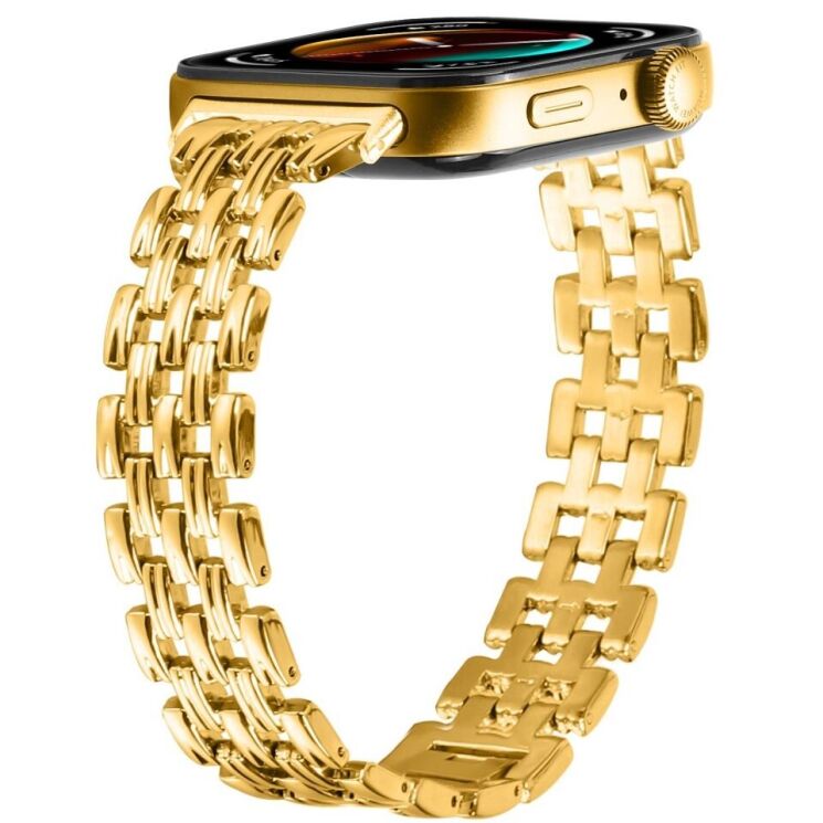 Ремінець Deexe Nona для Huawei Watch Fit 3 - Gold: фото 3 з 7