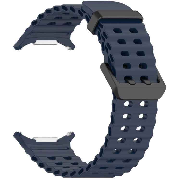 Ремешок Deexe Ocean Strap для Samsung Galaxy Watch Ultra (47mm) - Midnight Blue: фото 2 из 9