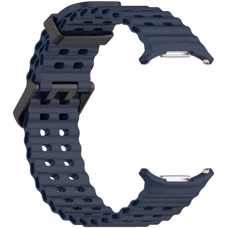 Ремешок Deexe Ocean Strap для Samsung Galaxy Watch Ultra (47mm) - Midnight Blue: фото 3 из 9
