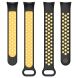Ремешок Deexe Dual Color для Xiaomi Mi Smart Band 8 / 9 - Black / Yellow (326043BY). Фото 5 из 7