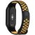 Ремешок Deexe Dual Color для Xiaomi Mi Smart Band 8 / 9 - Black / Yellow: фото 1 из 7