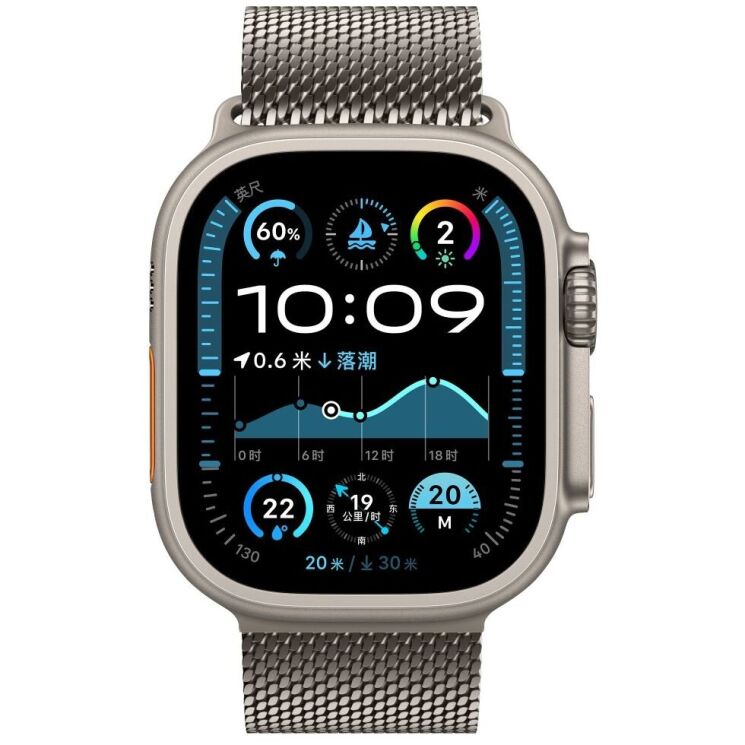 Ремешок Deexe Polaris Strap для Apple Watch 42 (Series 10) / 41 / 40 / SE 40 / 38 - Titanium: фото 3 из 12