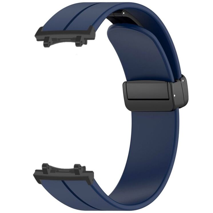Ремінець Deexe Soft Line для Xiaomi Amazfit T-ReX 3 - Midnight Blue: фото 2 з 3
