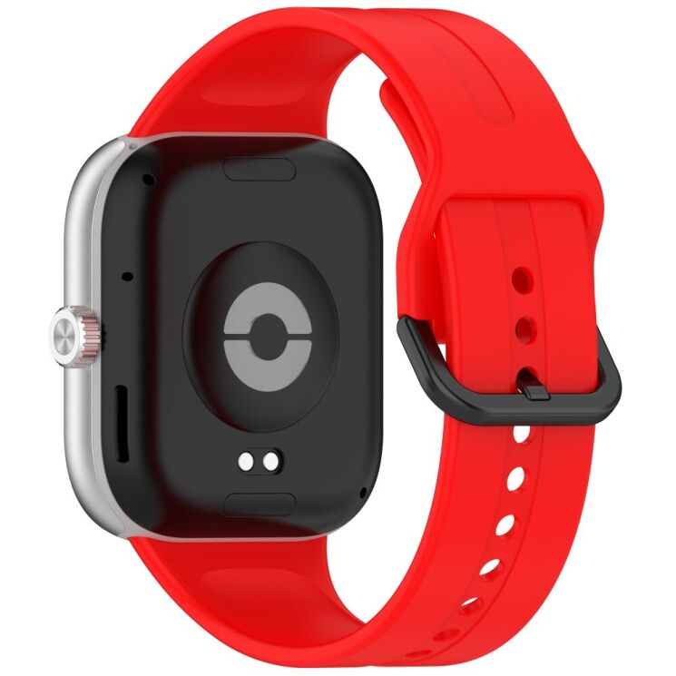 Ремешок Deexe Soft Silicone для Xiaomi Redmi Watch 4 / 5 / Mi Smart Band 8 Pro / Band 9 Pro - Red: фото 1 из 9