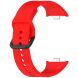 Ремешок Deexe Soft Silicone для Xiaomi Redmi Watch 4 / 5 / Mi Smart Band 8 Pro / Band 9 Pro - Red (370309R). Фото 2 из 9