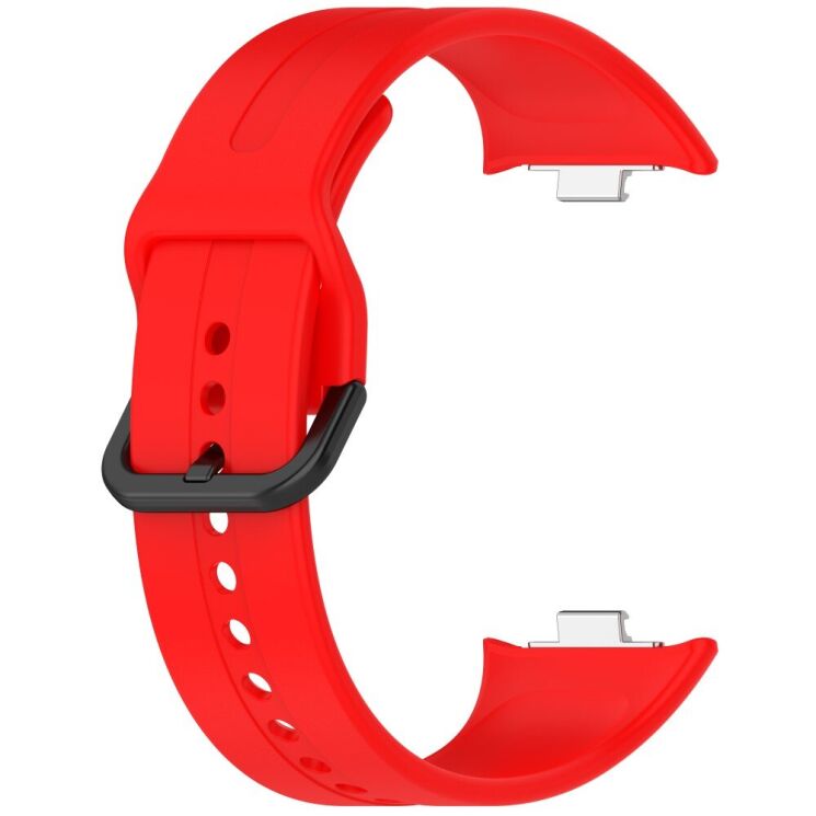 Ремешок Deexe Soft Silicone для Xiaomi Redmi Watch 4 / 5 / Mi Smart Band 8 Pro / Band 9 Pro - Red: фото 2 из 9