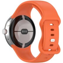 Ремешок Deexe Soft Touch для Google Pixel Watch / Watch 2 / Watch 3 (41mm) - Orange: фото 1 из 4