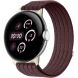 Ремешок Deexe Soft Weave для Google Pixel Watch 4 / 3 / 2 / 1 (41mm) - Plum (389906WR). Фото 2 из 5