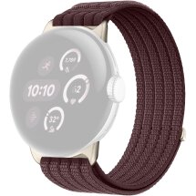 Ремешок Deexe Soft Weave для Google Pixel Watch 4 / 3 / 2 / 1 (41mm) - Plum: фото 1 из 5