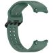 Ремешок Deexe Sport Loop для Samsung Galaxy Watch 4 / 5 / 6 / 7 / FE (40mm) - Dark Green (358211DG). Фото 4 из 12