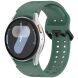 Ремешок Deexe Sport Loop для Samsung Galaxy Watch 4 / 5 / 6 / 7 / FE (40mm) - Dark Green (358211DG). Фото 2 из 12