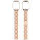 Ремешок Deexe Stainless Steel для Xiaomi Redmi Watch 3 Active / 3 Lite - Rose Gold (332108RG). Фото 5 из 8