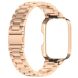 Ремешок Deexe Stainless Steel для Xiaomi Redmi Watch 3 Active / 3 Lite - Rose Gold (332108RG). Фото 3 из 8