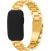 Ремінець Deexe Steel Strap для Garmin CIRQA - Gold: фото 1 з 7