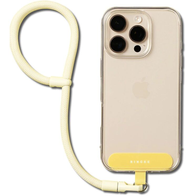 Ремешок для смартфона Ringke Holder Link Flow Hand Strap (P-Type) 8800293851516 - Butter Yellow: фото 1 из 16