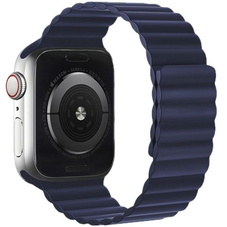 Ремешок Hoco WA07 для Apple Watch 46 / 45 / 44 / SE 44 / 42 (Series 1-3) / Ultra / Ultra 2 - Dark Blue: фото 1 из 5