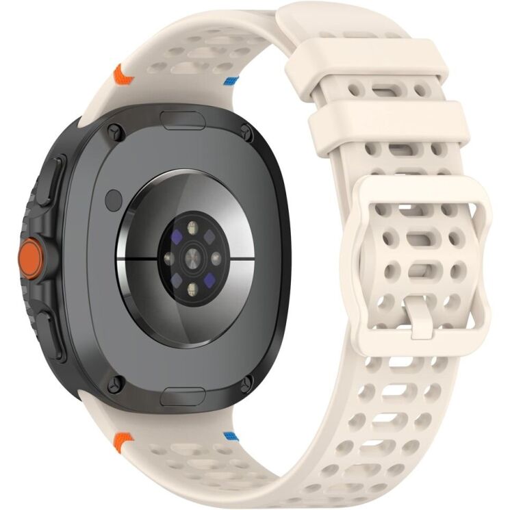 Ремешок Reframe Holes Design для Samsung Galaxy Watch 8 (40/44mm) / 8 Classic - Starlight (384116SG) Ремешок Reframe Holes Design для Samsung Galaxy Watch 8 (40/44mm) / 8 Classic - Starlight: фото 1 из 7