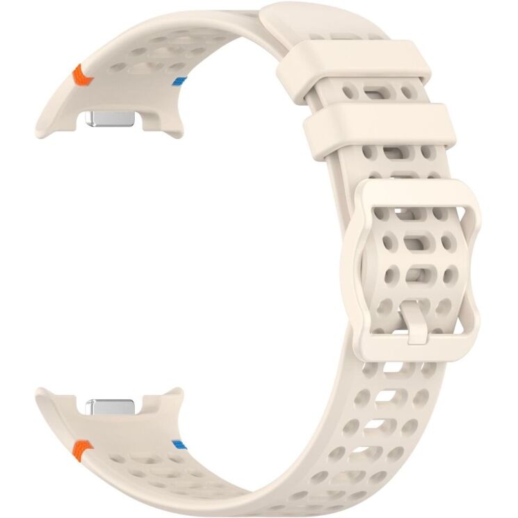 Ремешок Reframe Holes Design для Samsung Galaxy Watch 8 (40/44mm) / 8 Classic - Starlight (384116SG) Ремешок Reframe Holes Design для Samsung Galaxy Watch 8 (40/44mm) / 8 Classic - Starlight: фото 3 из 7