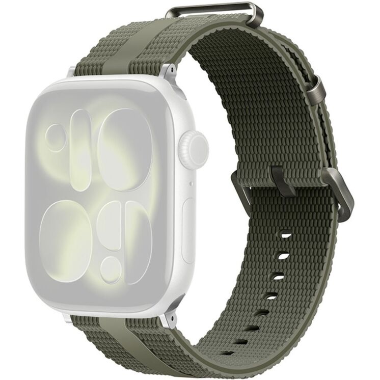 Ремінець Reframe Sport Linear для Apple Watch 42 (Series 10/11) / 41 / 40 / SE 40 / 38 - Green: фото 1 з 5