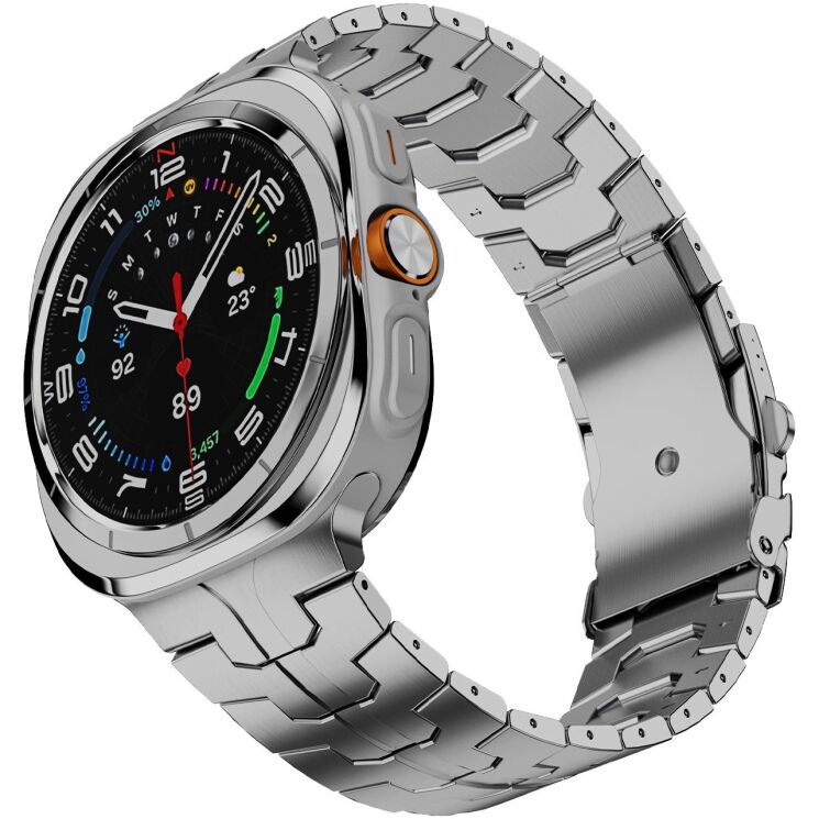 Ремешок Reframe Titanium Band для Samsung Galaxy Watch Ultra (47mm) / Ultra (2025) - Silver (358073S) Ремешок Reframe Titanium Band для Samsung Galaxy Watch Ultra (47mm) / Ultra (2025) - Silver: фото 3 из 3