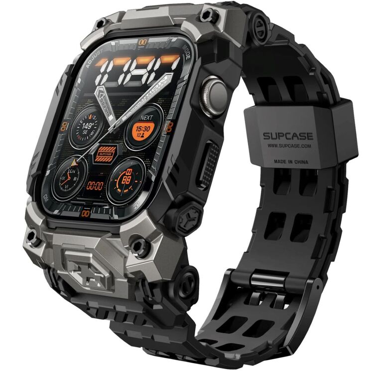 Ремешок Supcase UB Ore для Apple Watch 10 46 mm (843439157156) - Black: фото 1 из 12