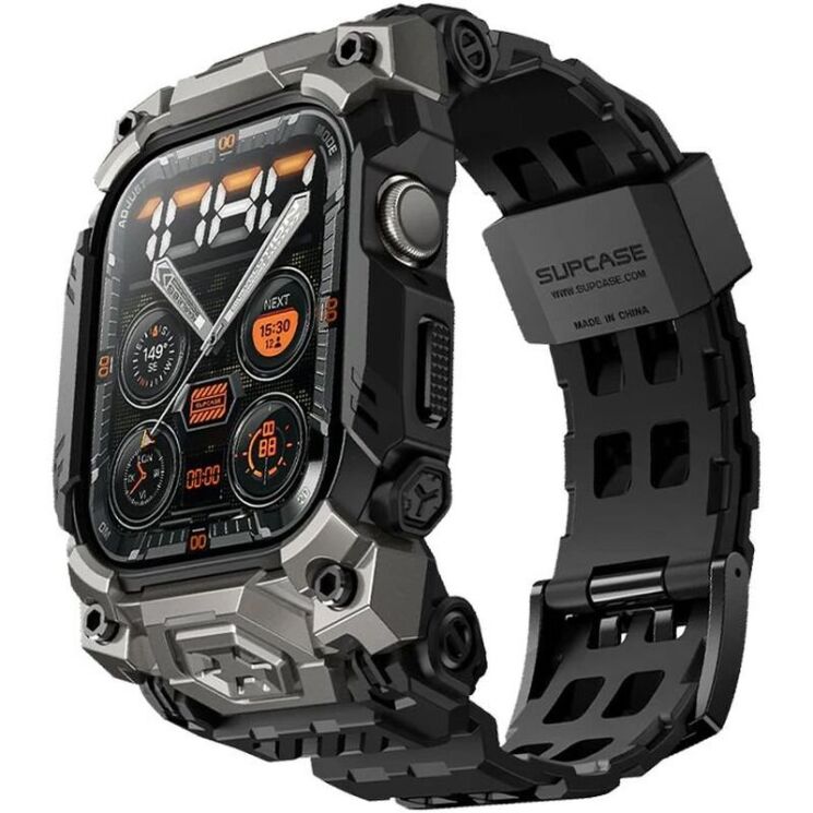Ремешок Supcase UB Ore для Apple Watch 10 46 mm (843439157156) - Black: фото 2 из 12