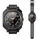 Ремешок Supcase Unicorn Beetle PRO (FW) with Tempered Glass для Samsung Galaxy Watch Ultra (47mm) - Black (358036B). Фото 4 из 9