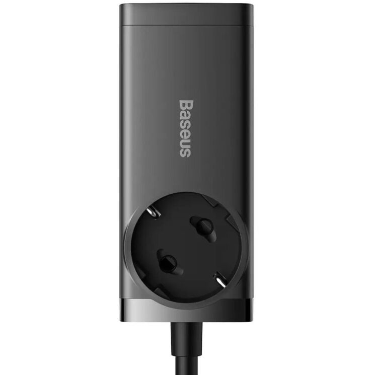 Сетевое зарядное устройство Baseus GaN3 Pro Desktop Fast Charger AC+2U+2C (65W) + кабель Type-C to Type-C (100W, 1m) PSZM000901 - Black: фото 5 из 31