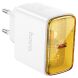 Сетевое зарядное устройство Hoco CS41A 35W + кабель Type-C to Lightning - White (346160W). Фото 6 из 11