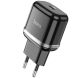 Сетевое зарядное устройство Hoco N24 Victorius PD20W - Black (960138B). Фото 1 из 6