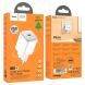 Сетевое зарядное устройство Hoco N40 Mighty 1C PD20W - White (346138W). Фото 4 из 6