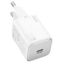 Сетевое зарядное устройство Hoco N40 Mighty 1C PD20W - White: фото 1 из 6
