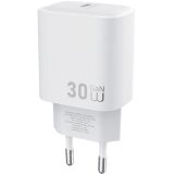 Сетевое зарядное устройство WIWU G008 Essen PD30W GaN (Type-C) - White: фото 1 из 12