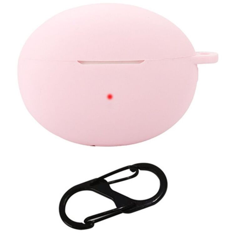 Силіконовий чохол Deexe Silicone Case (FH) для Huawei FreeBuds 6i - Pink: фото 1 з 5