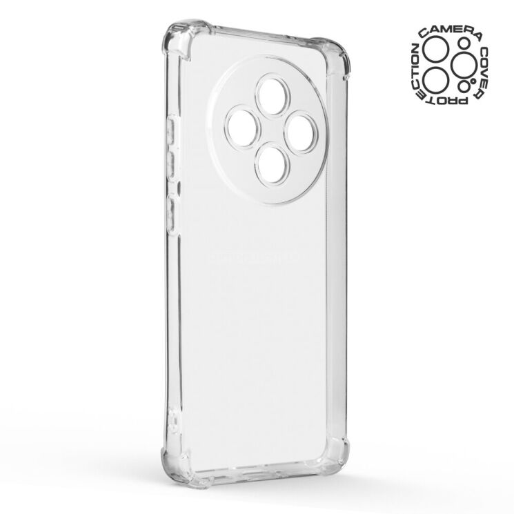 Силиконовый (TPU) чехол ArmorStandart Air Force для OPPO Reno 12 F/FS - Clear: фото 3 из 6