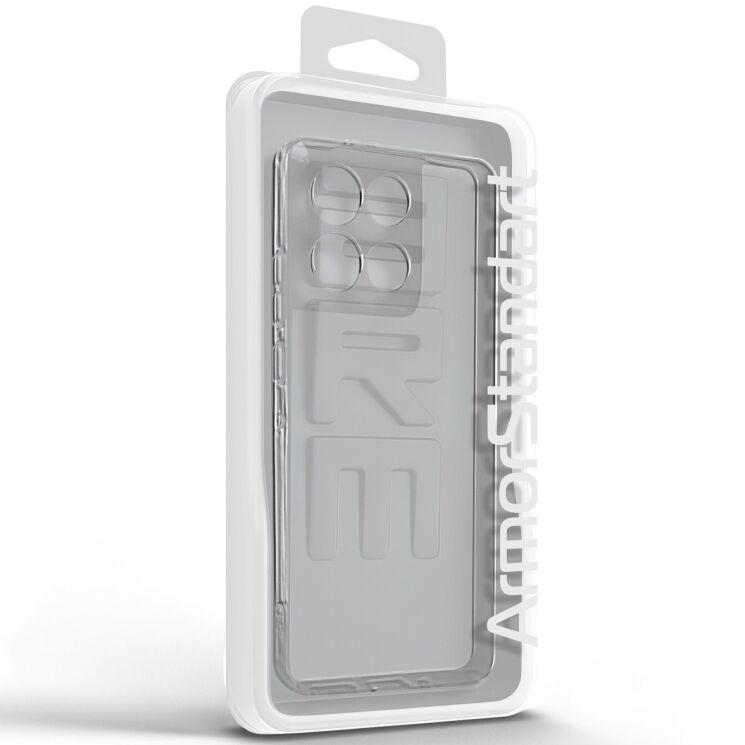 Силиконовый (TPU) чехол ArmorStandart Air Series для Motorola Moto G86 Power - Transparent: фото 3 из 6