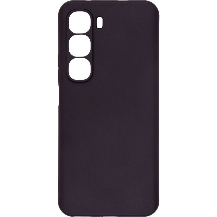Силіконовий (TPU) чохол ArmorStandart Matte Slim Fit для Infinix Hot 60 Pro Plus - Black: фото 1 з 5