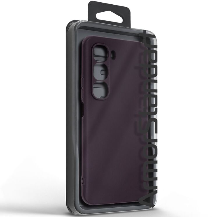 Силіконовий (TPU) чохол ArmorStandart Matte Slim Fit для Infinix Hot 60 Pro Plus - Black: фото 3 з 5