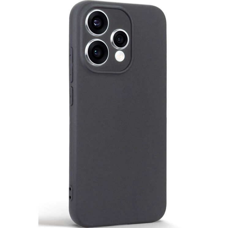 Силиконовый (TPU) чехол ArmorStandart Matte Slim Fit для OPPO Reno 15 - Black: фото 2 из 5